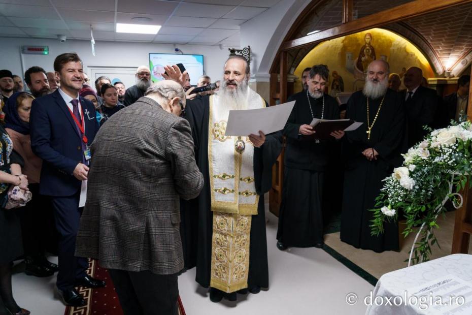 Slujbă arhierească și binecuvântare la Spitalul „Providența” / Foto: Mihail Vrăjitoru